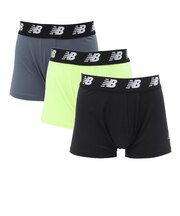 ニューバランス（new balance）プレミアムボクサー 3インチ 前閉じ 3枚組 LAU13009SHU