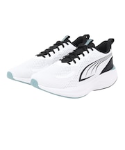 プーマ（PUMA）スニーカー スポーツシューズ ソフトライド ムーブオン U JF ホワイト 31341502 スポーツ カジュアル シューズ