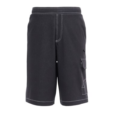 プーマ（PUMA）ESS エレベーテッド デニムライク ショーツ 693738 01 BLK