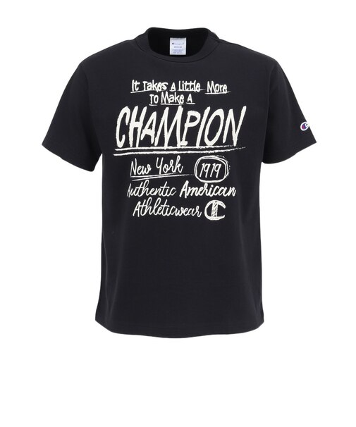 チャンピオン-ヘリテイジ（CHAMPION-HERITAGE）BA HANDWRITING 半袖プリントTシャツ C3-D343 090