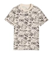 プーマ（PUMA）ボーイズ ミッド90S AOP 半袖 Tシャツ 694233 87 OWHT