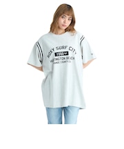 ロキシー（ROXY）SURF CITY フロッキープリント 半袖Tシャツ 26SPRST261088HER