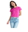ロキシー（ROXY）GALAXY シャイニーロゴ 半袖Tシャツ 26SPRST261085PNK