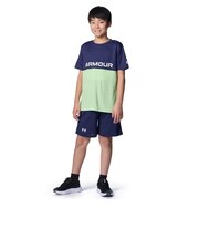 アンダーアーマー（UNDER ARMOUR）ジュニア テック カラーブロック Tシャツ ショーツ 上下セット 6001343 411