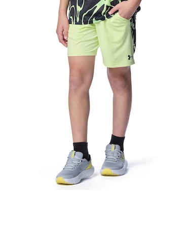 アンダーアーマー（UNDER ARMOUR）ジュニア テック ベント プリント ブロック ショーツ 6012345 391