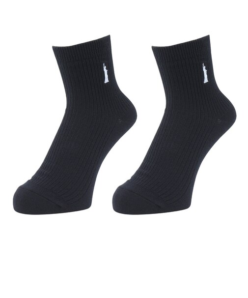 イーストボーイ 13cm丈 ワンポイント 紺ソックス サックス 2足組 69J58112S