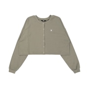 ハーレー（HURLEY）リブ クロップド カーディガン WCLS261025-SKHK