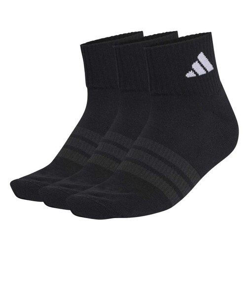 アディダス（adidas）クッション スポーツウェア アンクルソックス 3足組 DVT59-KC9633