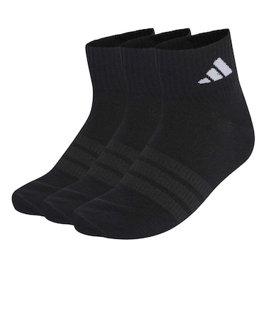 アディダス（adidas）シン&ライト スポーツウェア アンクル ソックス 3足組 WH755-KC9613