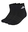 アディダス（adidas）シン&ライト スポーツウェア アンクル ソックス 3足組 WH755-KC9613
