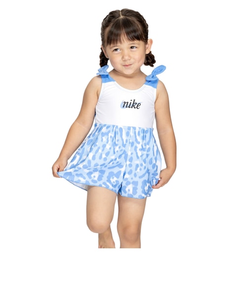 ナイキ（NIKE）水着 トドラーガールズキュロットワンピース 1991116-006