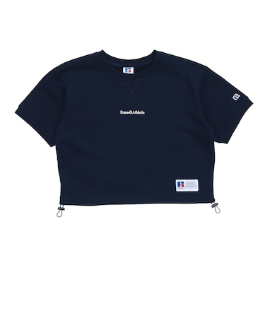 ラッセル（RUSSELL）ミニ裏毛 ショート丈 半袖Tシャツ RBL26S1004 NVY