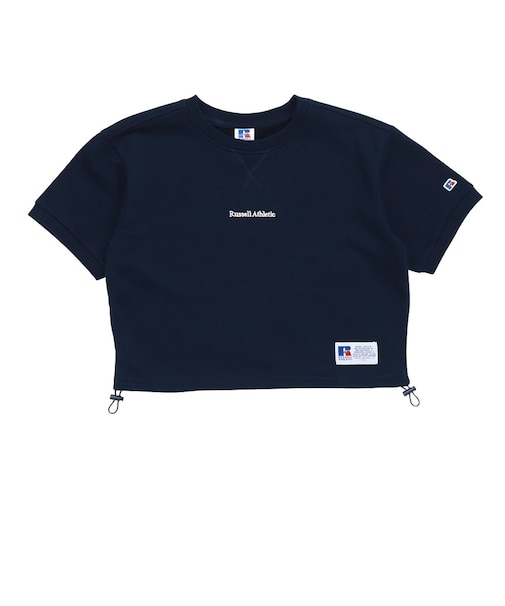 ラッセル（RUSSELL）ミニ裏毛 ショート丈 半袖Tシャツ RBL26S1004 NVY