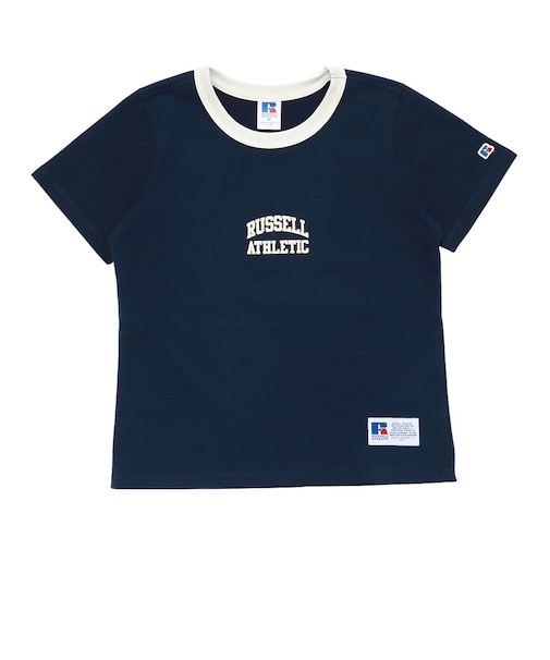 ラッセル（RUSSELL）ブランドロゴ 半袖Tシャツ RBL26S1002 NVY