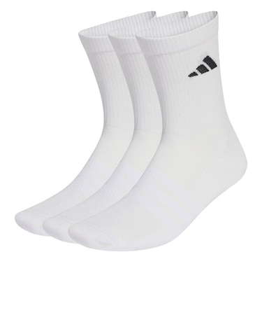 アディダス（adidas）クッション スポーツウェア クルーソックス 3足組 Sサイズ D5273-JZ0530