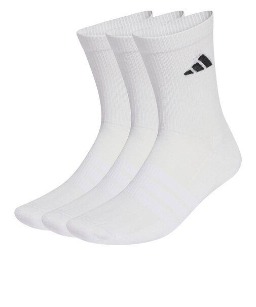 アディダス（adidas）クッション スポーツウェア クルーソックス 3足組 Sサイズ D5273-JZ0530