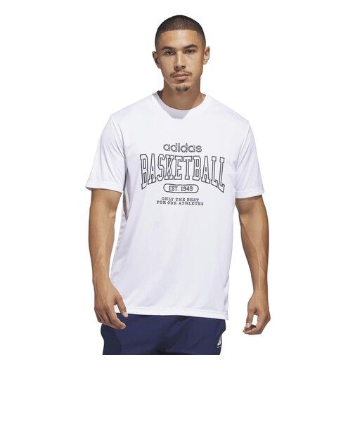 アディダス（adidas）バスケットボールウェア オンリー・ザ・ベスト グラフィック Tシャツ QF306-KS2041