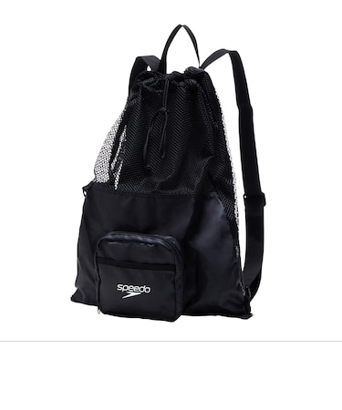 スピード（SPEEDO）水泳バッグ ポケッタブルメッシュバッグ SE22502 K