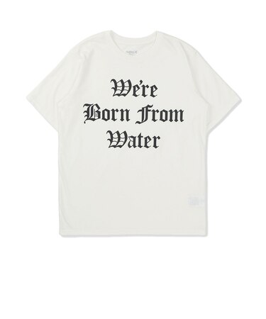 ハーレー（HURLEY）オールドイングリッシュ ボーンフロムウォーター ロゴ ショートスリーブ Tシャツ MCSS261006-WHT