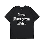 ハーレー（HURLEY）オールドイングリッシュ ボーンフロムウォーター ロゴ ショートスリーブ Tシャツ MCSS261006-BLK