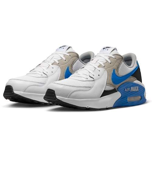 【美品】NIKE Air Max 90Gホワイト/ブルー シューズ ナイキ（NIKE）スニーカー スポーツシューズ エア マックス エクシー