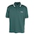 速乾ラインリブ5分袖ポロシャツ BU2545135:65:GREEN