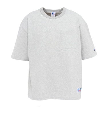 ラッセル（RUSSELL）プロコットン ポケット 半袖Tシャツ RBM26S0002 MGRY