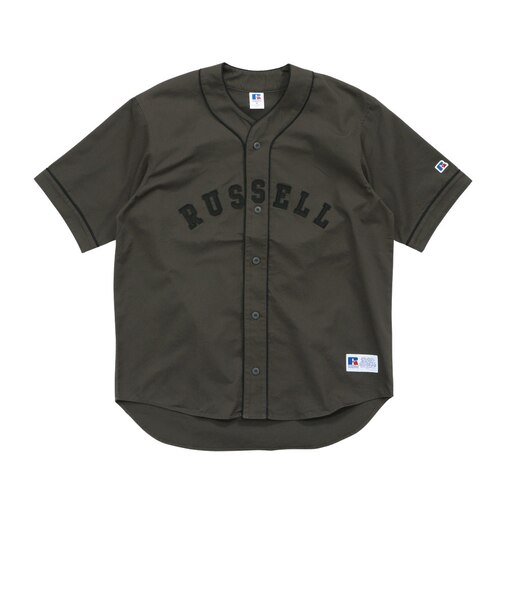 ラッセル（RUSSELL）ツイル ベースボール 半袖シャツ RBM26S0009 CGRY