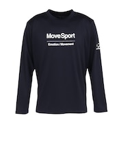 デサント（DESCENTE）長袖プリントTシャツ ST6SLTX1MB NV00