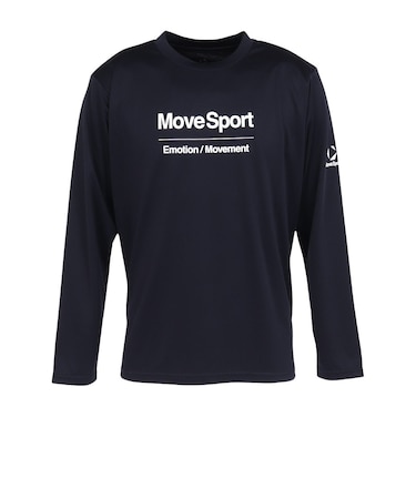 デサント（DESCENTE）長袖プリントTシャツ ST6SLTX1MB NV00