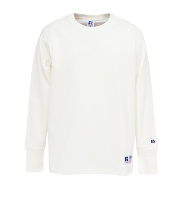 ラッセル（RUSSELL）プロコットン ロングスリーブ クルーネック Tシャツ RBM26ES0001 WHT