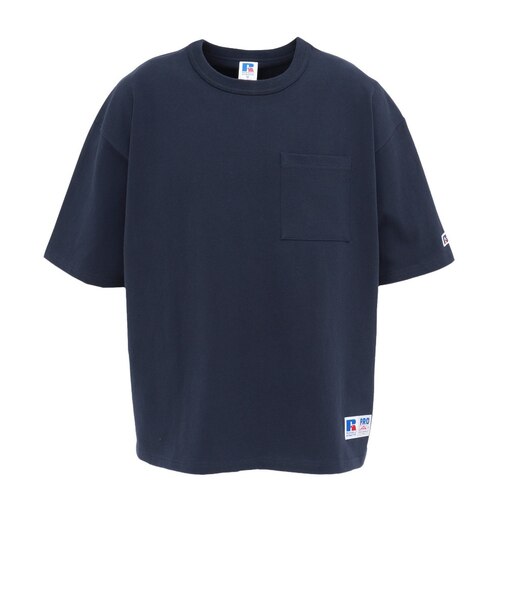 ラッセル（RUSSELL）プロコットン ポケット 半袖Tシャツ RBM26S0002 NVY