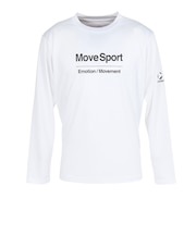 デサント（DESCENTE）長袖プリントTシャツ ST6SLTX1MB WH00