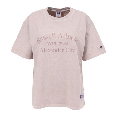 ラッセル（RUSSELL）カレッジ ピグメント半袖Tシャツ RBL26S1006 PNK