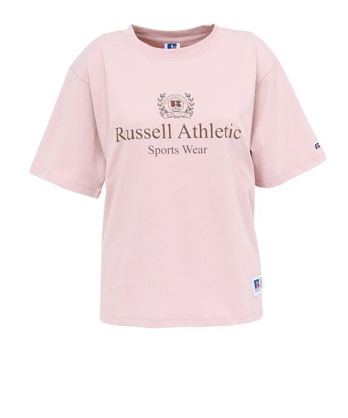 ラッセル（RUSSELL）30/- カレッジ 半袖Tシャツ RBL26S1001 PNK