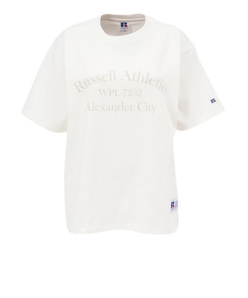 ラッセル（RUSSELL）カレッジ ピグメント半袖Tシャツ RBL26S1006 WHT
