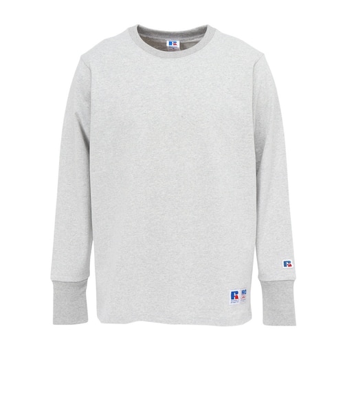 ラッセル（RUSSELL）プロコットン ロングスリーブ クルーネック Tシャツ RBM26ES0001 MGRY