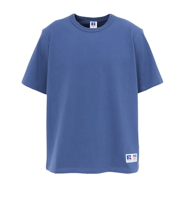 ラッセル（RUSSELL）プロコットン レギュラーシルエット 半袖Tシャツ RBM26S0001 BLU