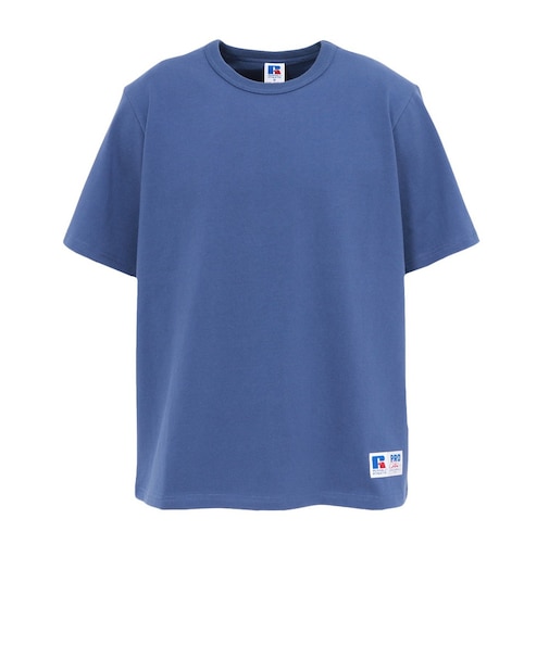 ラッセル（RUSSELL）プロコットン レギュラーシルエット 半袖Tシャツ RBM26S0001 BLU
