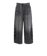 Fire Tribal Leather Patch バギー デニム 2611-08117-02300