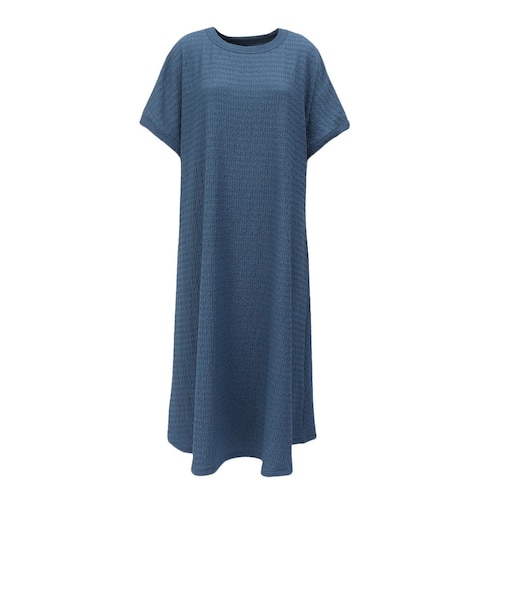 エルケクス（ELKEX）リラックスフィット ワンピース EKL6S10016 BLUE