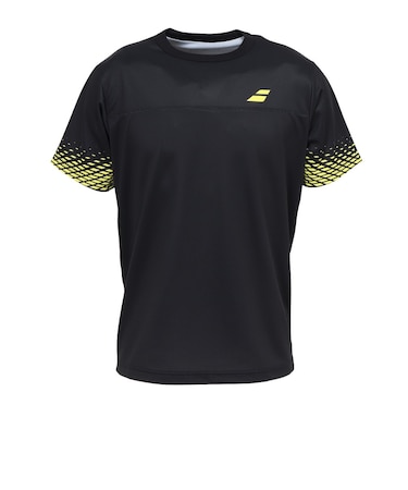 バボラ（BABOLAT）テニスウェア PLAY 半袖Tシャツ BUP6504-BK