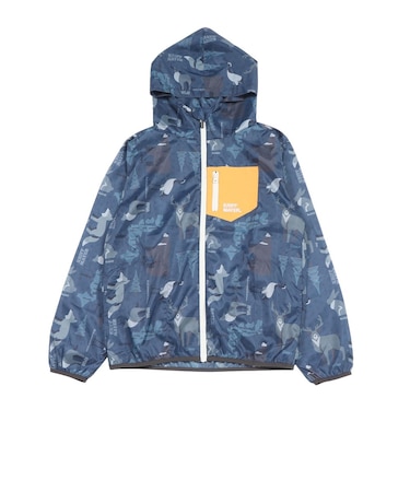 クリフメイヤー（KRIFF MAYER）クリーネス総柄 フードジャケット 2537804:79:NAVY