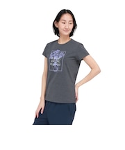 ドライプラス シャインブロック フローラル 半袖Tシャツ CT6S0031-TR864-GRSD CGRY