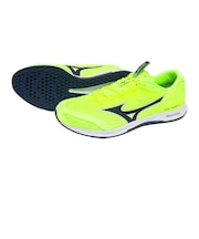 ミズノ（MIZUNO）ランニングシューズ トレーニングシューズ 部活 デュエルソニック 4 イエロー ネイビー U1GD257021 スポーツ シューズ