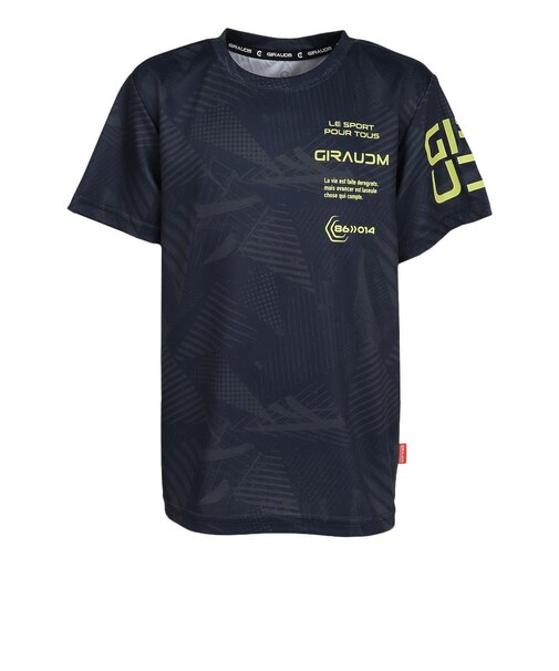 ジュニア ドライプラスクール SEC．GRT 半袖Tシャツ CT6S0037-TR865-GRSD NVY