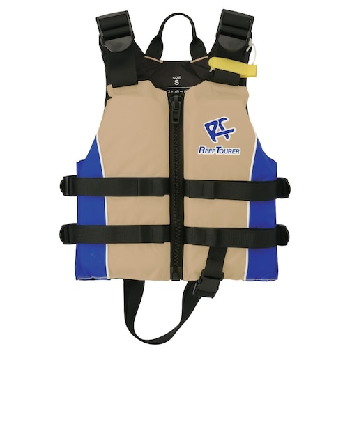 リーフツアラー（REEFTOURER）子供用 シュノーケリングベスト24 RA0411Z TBL ホイッスル付き