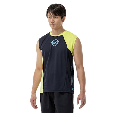 ミズノ（MIZUNO）接触冷感 N-XT アイスタッチノースリブシャツ 32JAD21511