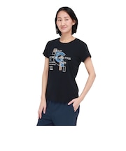 ドライプラスクール シャインブロックUV GEOGRACE 半袖Tシャツ CT6S0027-TR864-GRSD NVY
