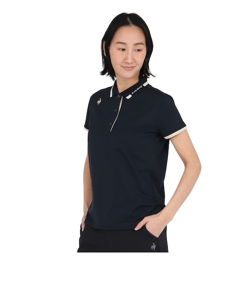 ルコックスポルティフ（lecoqsportif）ヘランカ半袖ポロシャツ LT6SHS40L NV00